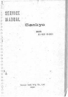 Sankyo XL 620 S manual. Camera Instructions.